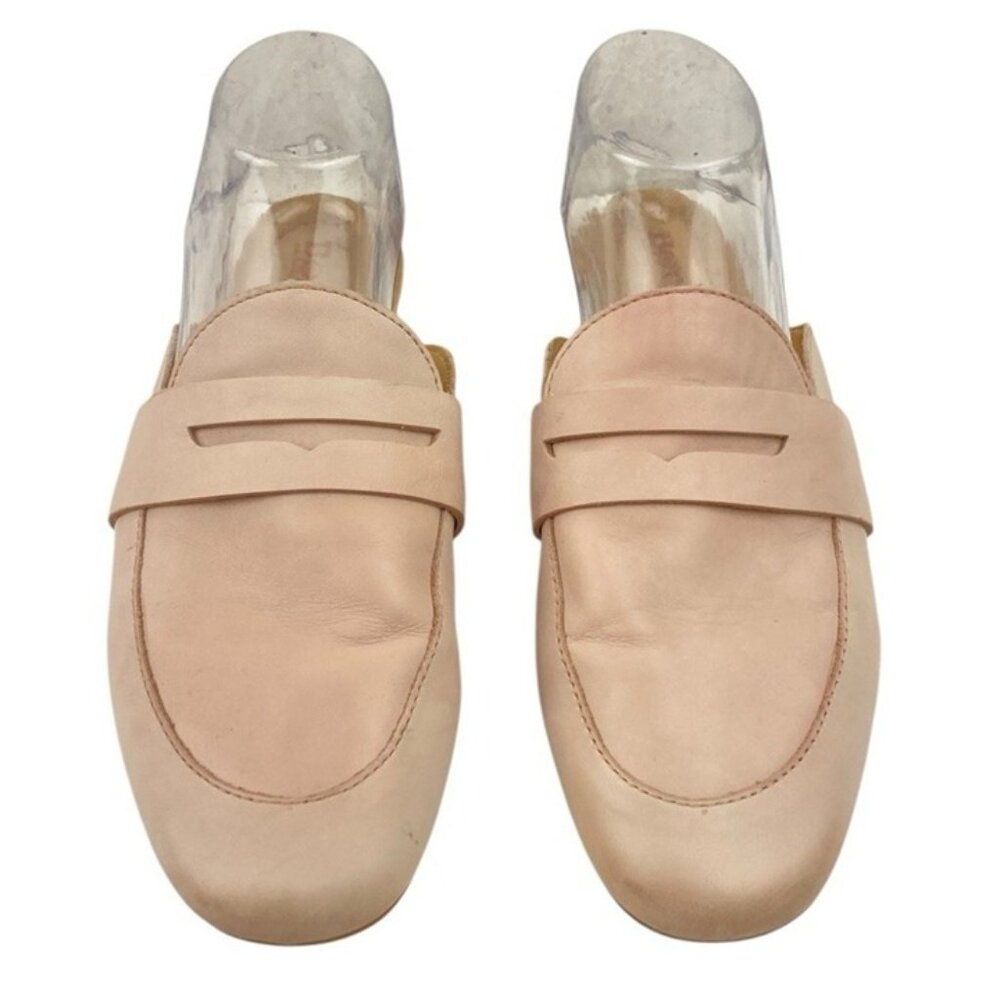 *BORN Penny Loafer Shoes Womens Size 9M Pink Flat Slip On Mule Slide Academia